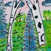 Firs and Birches - sold