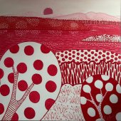 Red Landscape - $7,500
