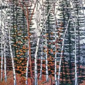 Fall Trees on the River - SOLD
