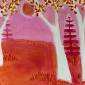 Pink Landscape - $2,500